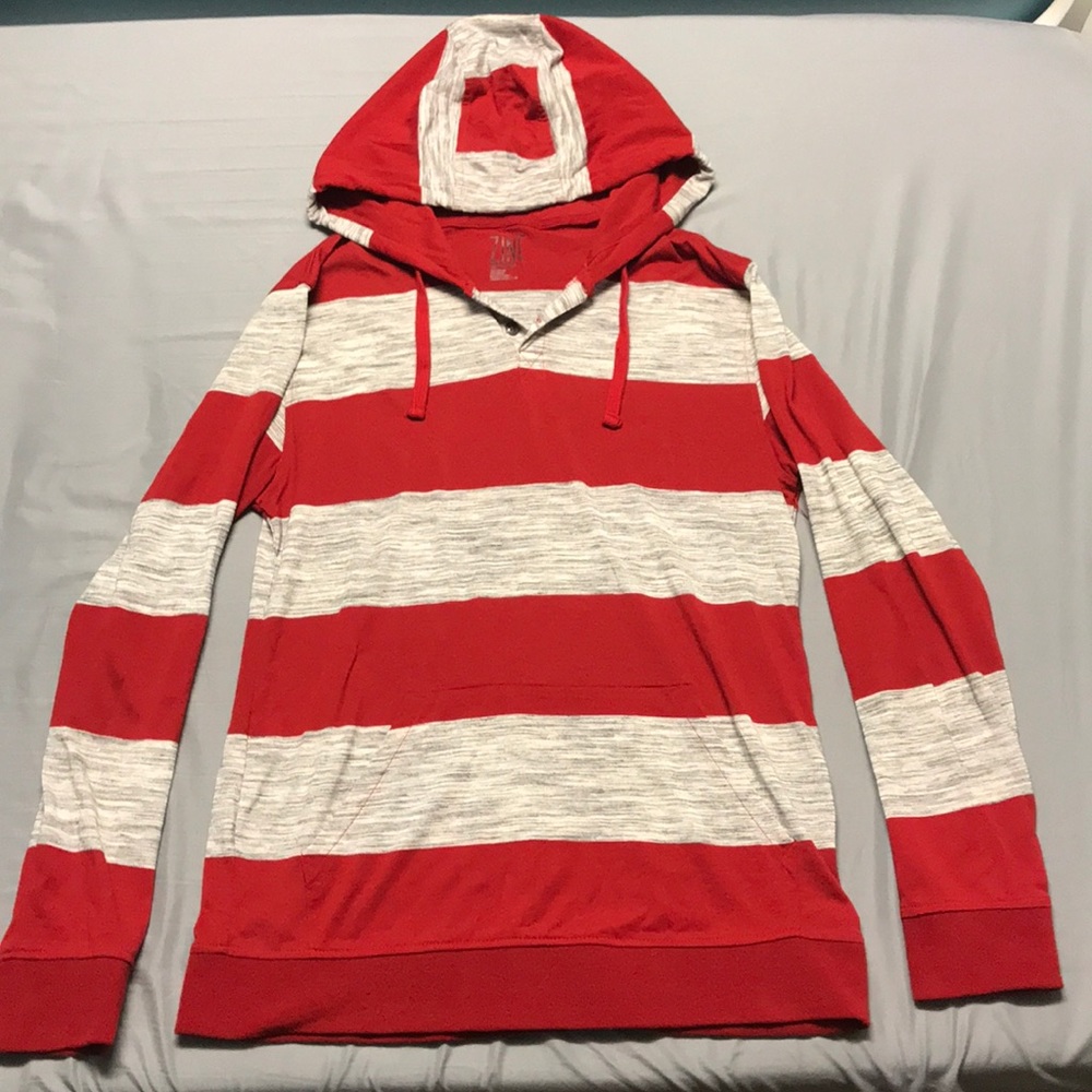 Men’s Red Striped hoodie